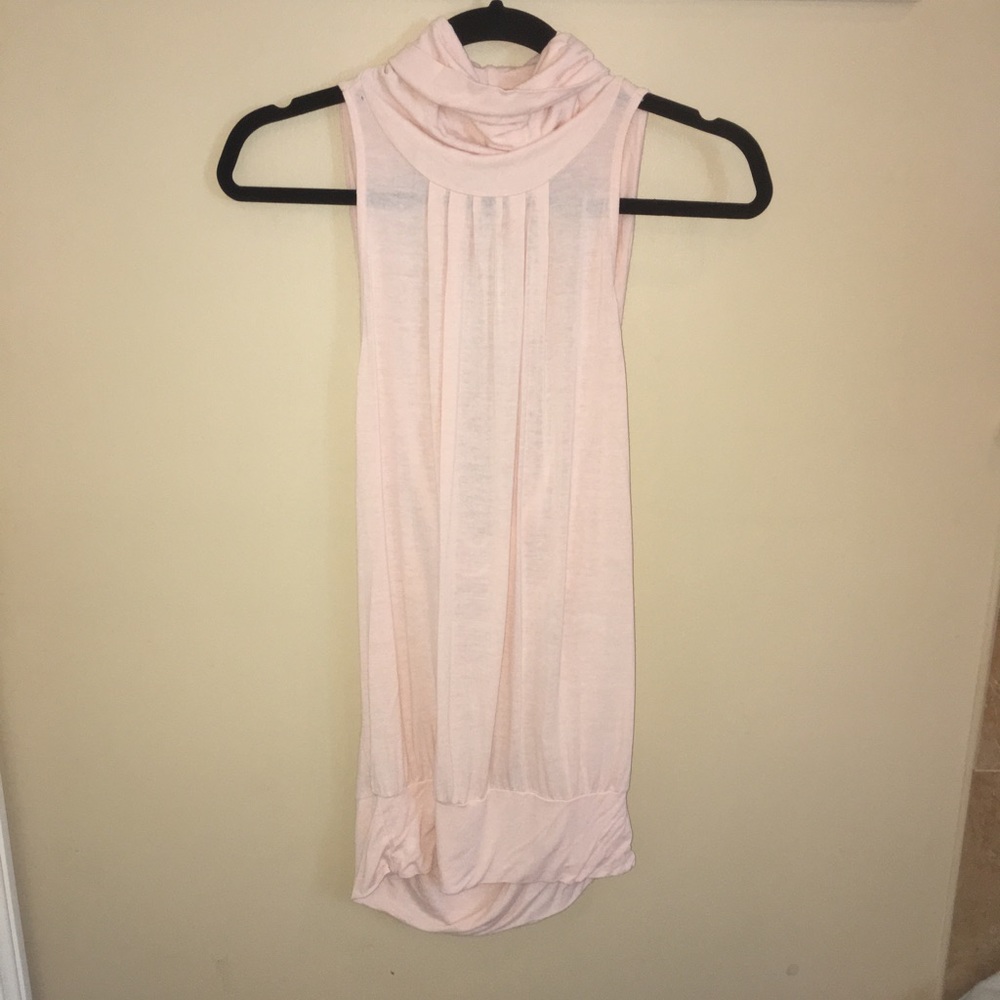 Long light pink top